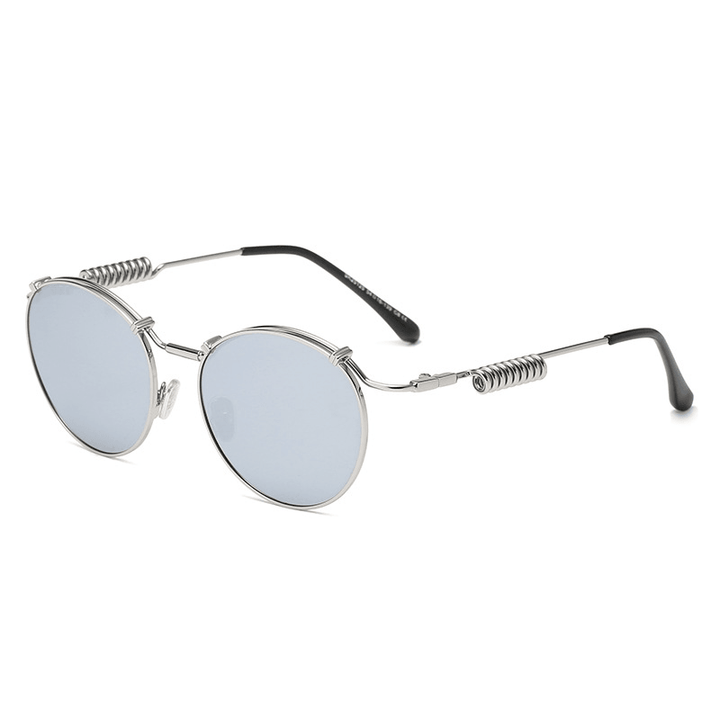 Retro Style Circular Polarized Women'S Fashion Spring Temples - MRSLM