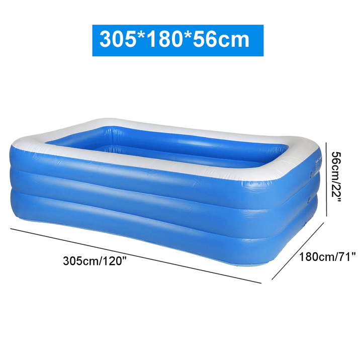 PVC Thickened Children'S Inflatable Swimming Pool Children'S Pool Capacity Large Bath Tub Outdoor Indoor - MRSLM