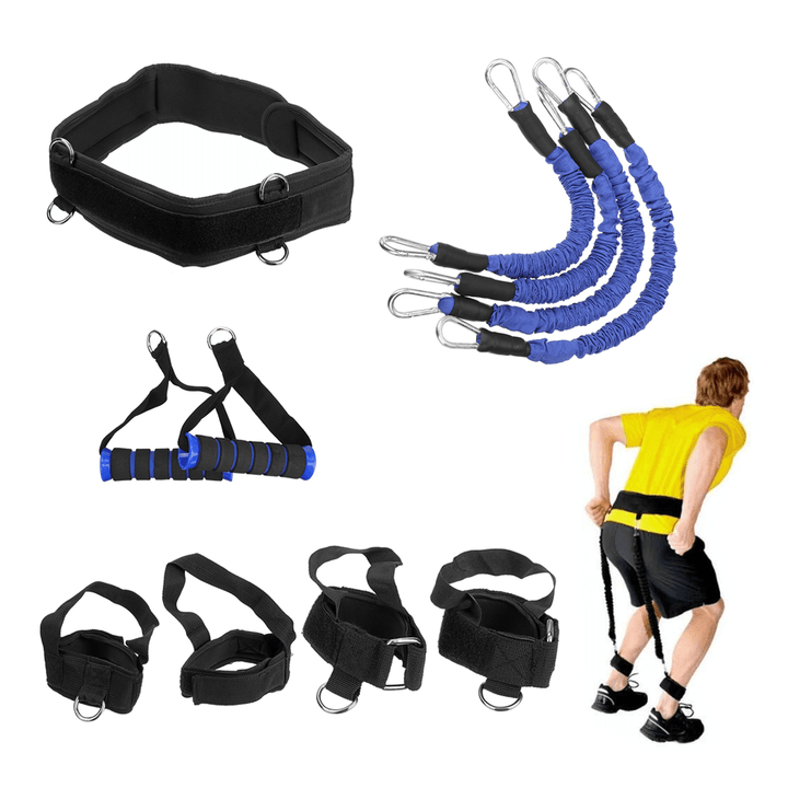 200LBS High Strength Heavy Exercise Boxing Resistance Bands Training Strap System for Boxing Equipment - MRSLM