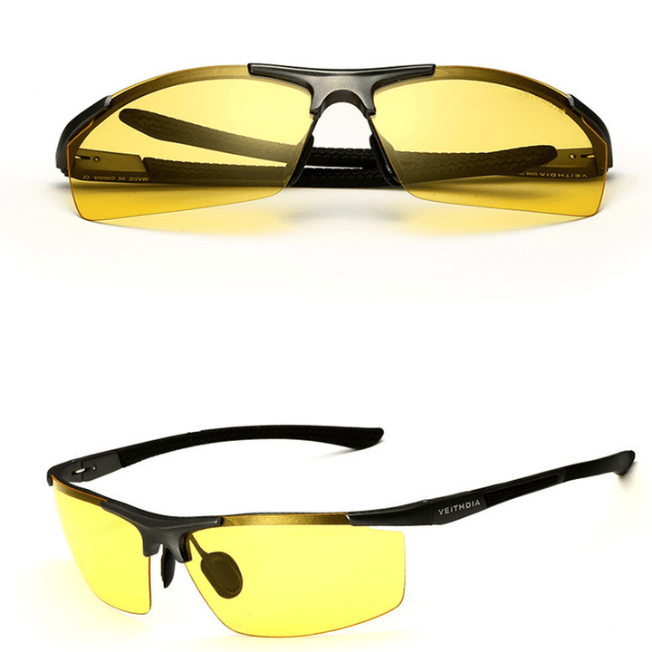 Aluminum Magnesium Alloy Sun Glassess Uv Protection Polarized Driving Outdooors Eyeglasseess - MRSLM