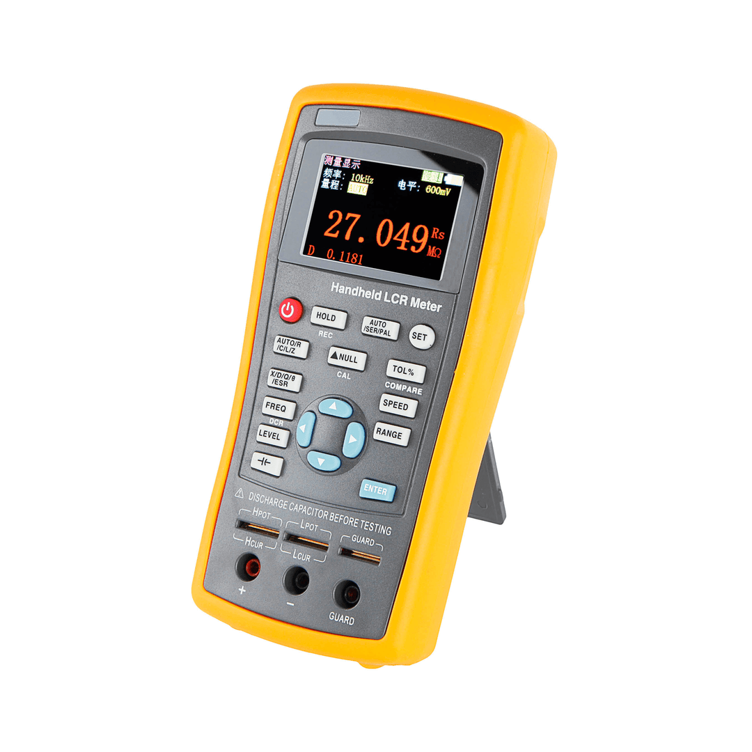 ET430B Digital LCR Meter 10Khz Testing Frequency Capacitance Inductance Resistance Meter Precision 1Khz 10Khz Handheld LCR Bridge Meter - MRSLM