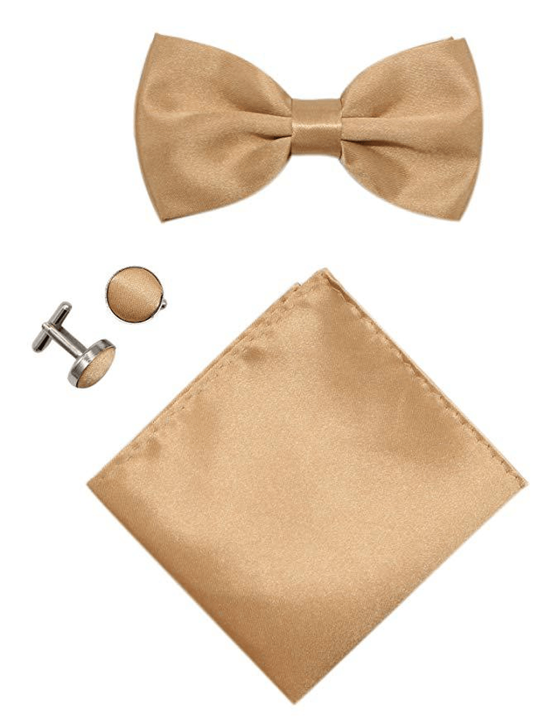 Men'S Scarf and Bow Tie Three-Piece Suit - MRSLM