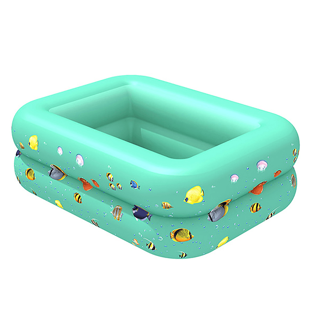 Inflatable Swimming Pool PVC Family Bathing Tub Paddling Pool Summer Outdoor Garden - MRSLM