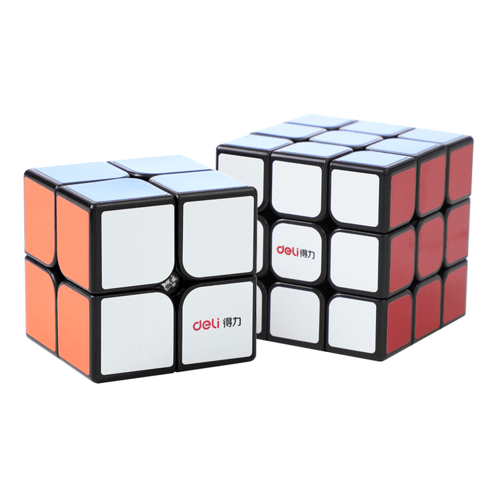 Deli 2X2 3X3 Magic Cube Toy Puzzles Cube Puzzle Science Education Toy Gift from Collection - MRSLM