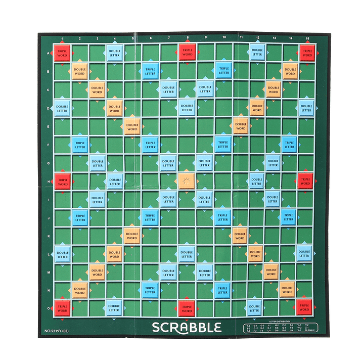 Classic Crossword Board Game Learn English Spelling Intelligent Puzzle Toys for Kids Adult Family - MRSLM