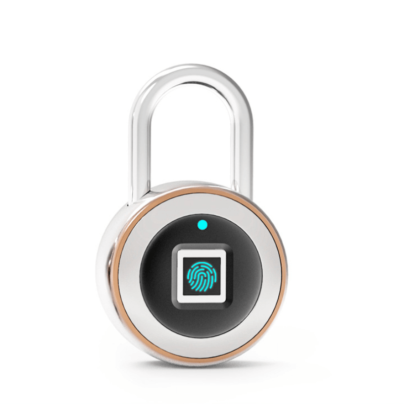 Smart Fingerprint Door Lock Padlock USB Charging Waterproof anti Theft APP Bluetooth Remote Keyless for Cabinet Luggage Dormitory 0.5 Second Unlock - MRSLM