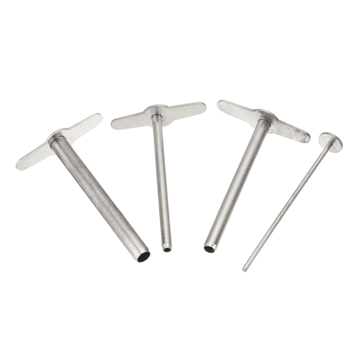 4Pcs/Set Stainless Steel Hole Puncher Rubber Stopper Perforated Tool Laboratory Equipment - MRSLM