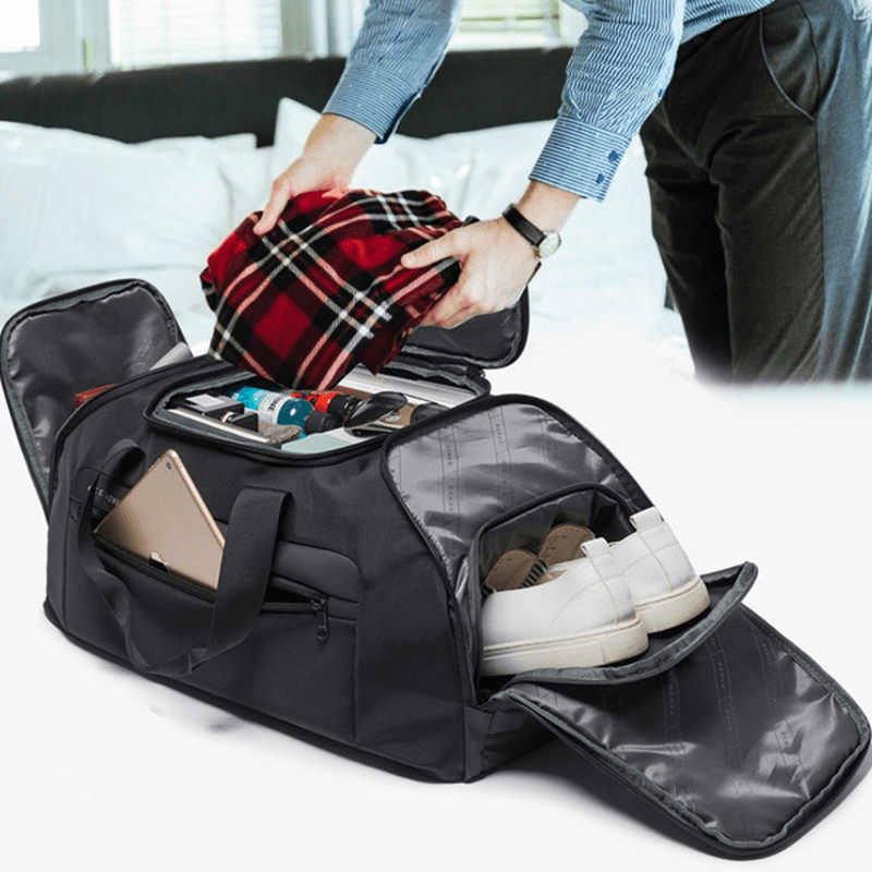 BANGE BG-7088 36L Luggage Backpack 15.6Inch Laptop Bag Travel Storage Bag Men Shoulder Bag - MRSLM