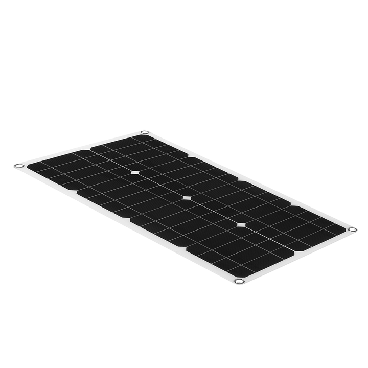 25W 18V Mono Solar Panel Single USB 12V/5V DC Monocrystalline Flexible Solar Charger for Car RV Boat Battery Charger Waterproof - MRSLM