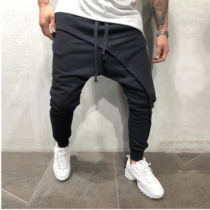 Jogging Pants Hip Hop Jogging Pants Slim Casual Sports Drawstring Pants Men - MRSLM