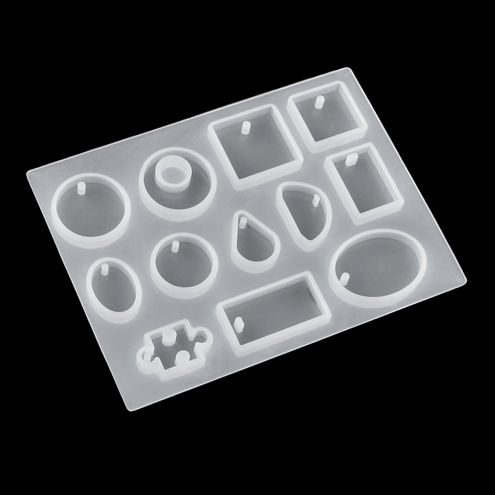 213Pcs DIY Epoxy Resin Casting Molds Kit Silicone Jewelry Pendant Craft Making Mould - MRSLM