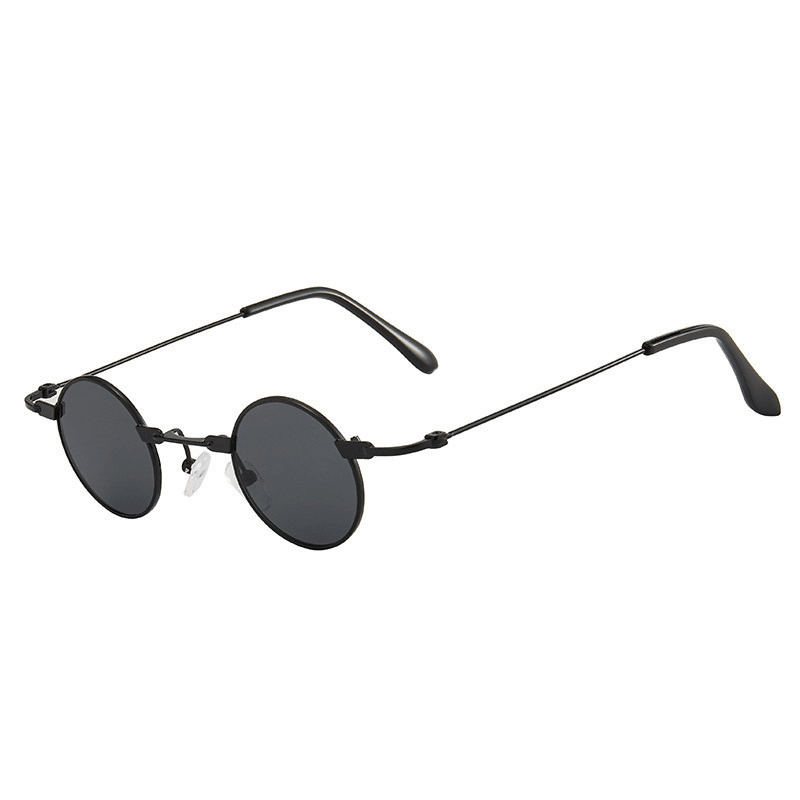 Retro Marine round Frame Sunglasses - MRSLM