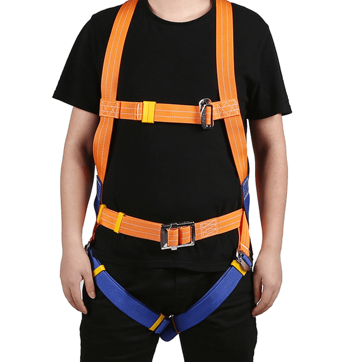 XINDA Outdoor Rock Climbing High Altitude Five Points Protection Anti-Fall Belt Safety Gear - MRSLM