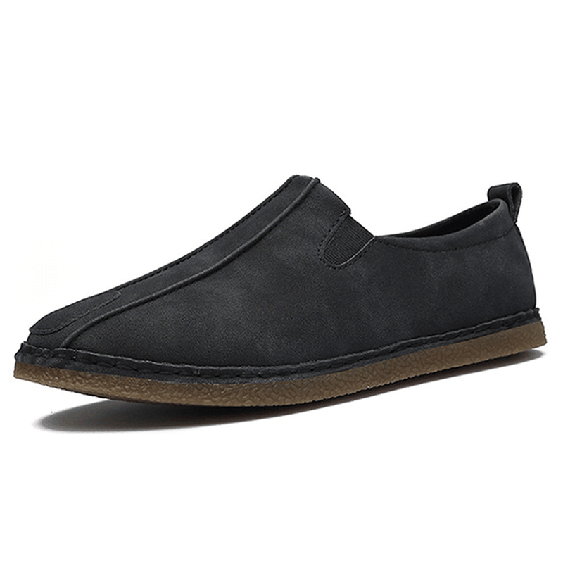 Men Comfortable Soft Sole Suede Loafers - MRSLM