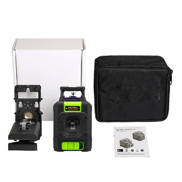 XEAST XE-901 Laser Level 5 Lines 3D Green Laser Levels Self Leveling 360 Horizontal an Vertical Cross Super Powerful Green Laser Beam Line - MRSLM