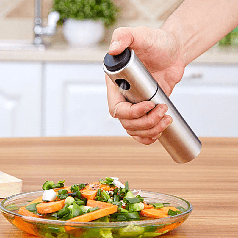 Kitchen Oil Spray Empty Bottle Vinegar Bottle Oil Dispense Seasoning Vinegar Bottle Soy Sauce Bottle Salad Bbq Cooking Glass Oil Sprayer - MRSLM