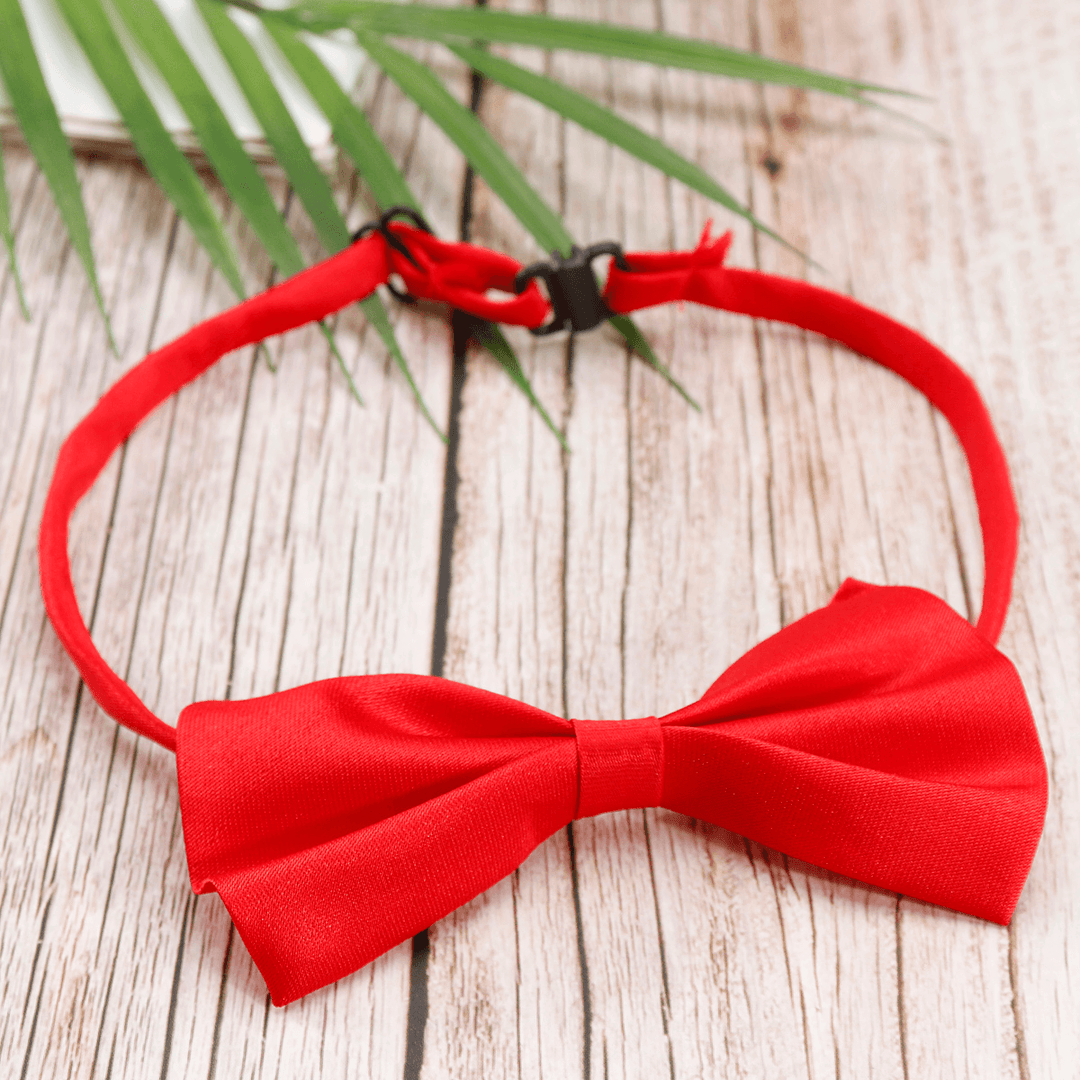 50 PCS Wholesale Pet Dog Puppy Cat Bowtie Necktie Bow Ties Pet Necklace Adjustable Strap for Cat Collar Dogs Accessories - MRSLM