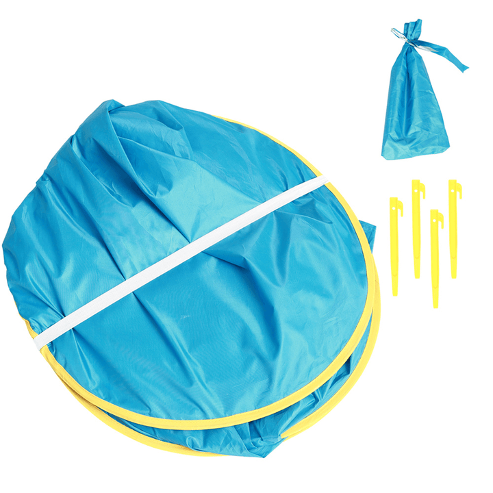 Infant Baby Pop up Camping Beach Tent Waterproof UV Sunshade Shelter with Water Pool - MRSLM