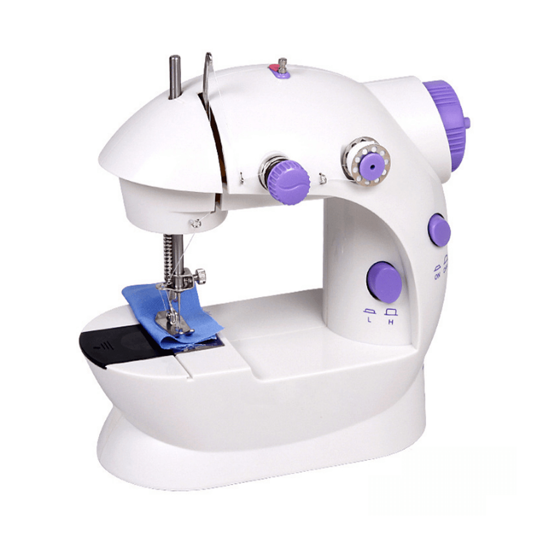 Portable Mini Desktop Sewing Machine Double Speed Automatic Thread with Light - MRSLM