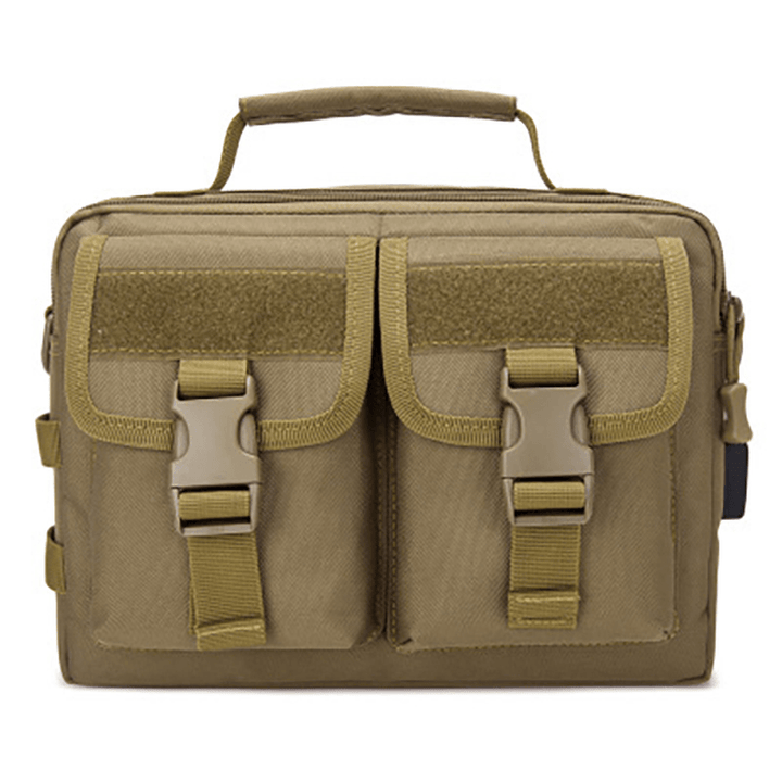 Men New Canvas Tactical Camo Casual Crossbody Bag - MRSLM