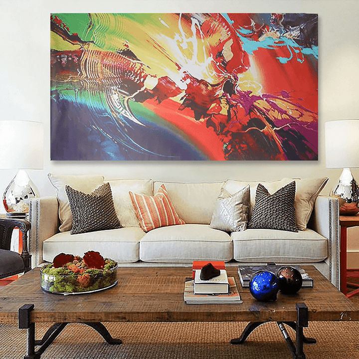 120X60Cm Abstract Ripple Canvas Art Print Oil Paintings Wall Picture Home Decor - MRSLM