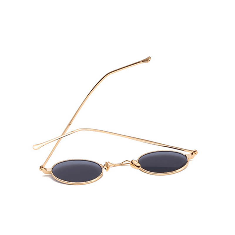 Small round Frame Metal Sunglasses - MRSLM