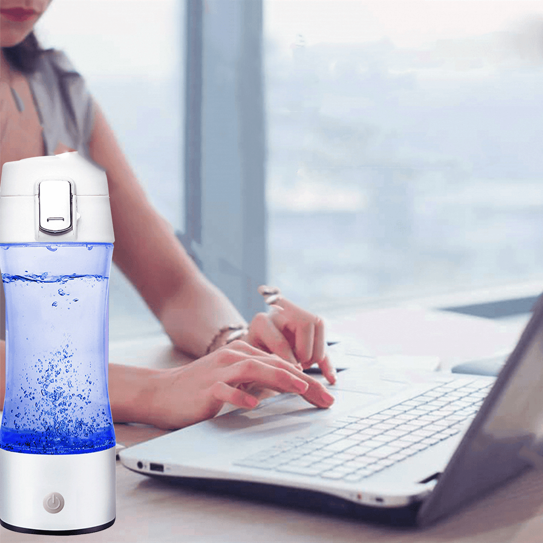 350ML Hydrogen-Rich Water Cup Ionizer Maker Generator Super Antioxidants Hydrogen Bottle Camping Travel Home - MRSLM