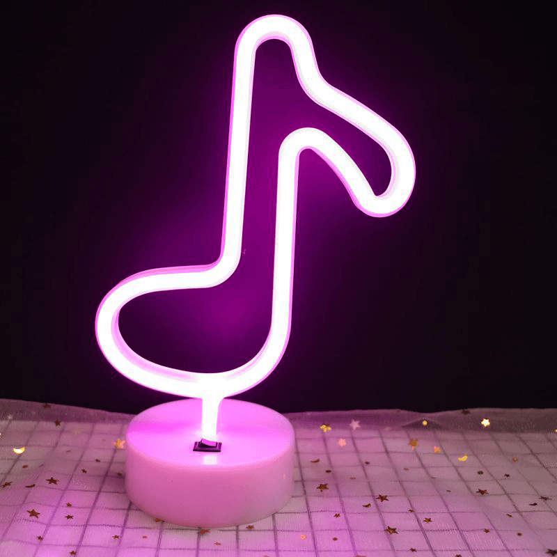 Upgrade Neon Night Light Rabbit Vibrato Anchor Bigmouth Bird Creative Night Light Spot - MRSLM