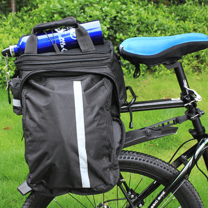 27L Bicycle Riding Package Large Capacity Waterproof Reflective Strips Outdoor Riding Bag - MRSLM