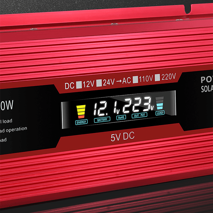 KME-2000W LCD Solar Inverters Anti-Reverse Protection Inverter Modified Sine Wave Power Inverter - MRSLM