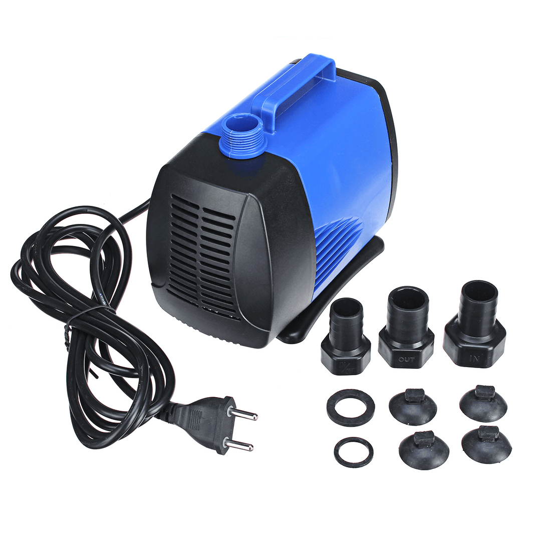 300-5000L/H 85W/105W/135W Submersible Water Pump Aquarium Fountain Fish Pond Tank Hydroponics - MRSLM