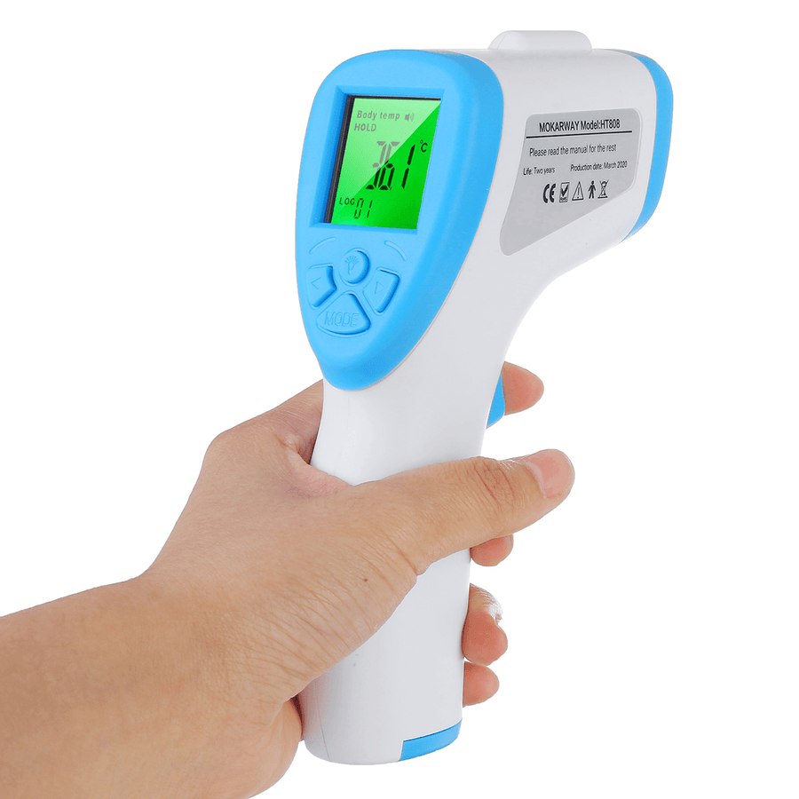 LCD Digital IR Infrared Thermometer Non-Contact Temperature for Baby Adult - MRSLM