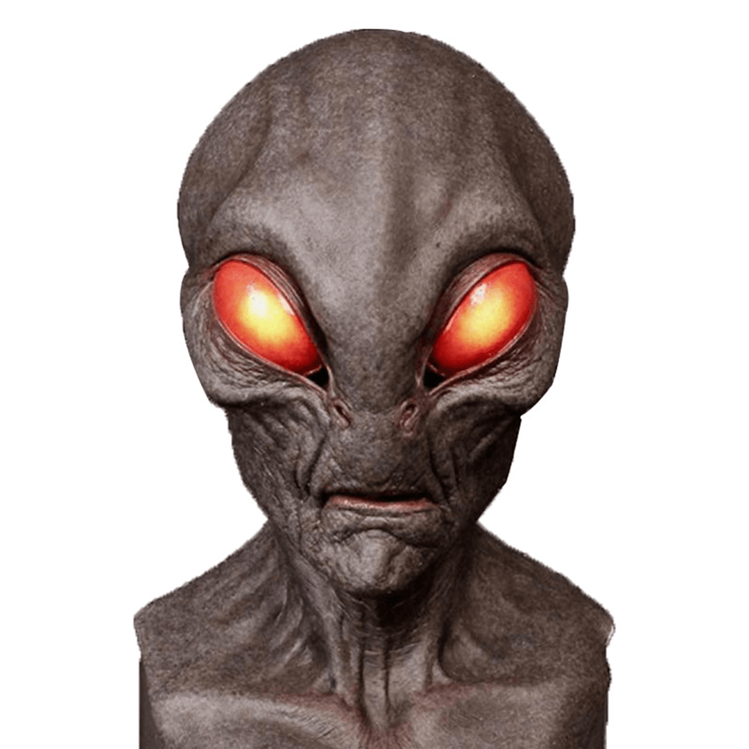 Cosplay Alien UFO Full Face Mask Halloween Party Carnival Props Masquerade - MRSLM