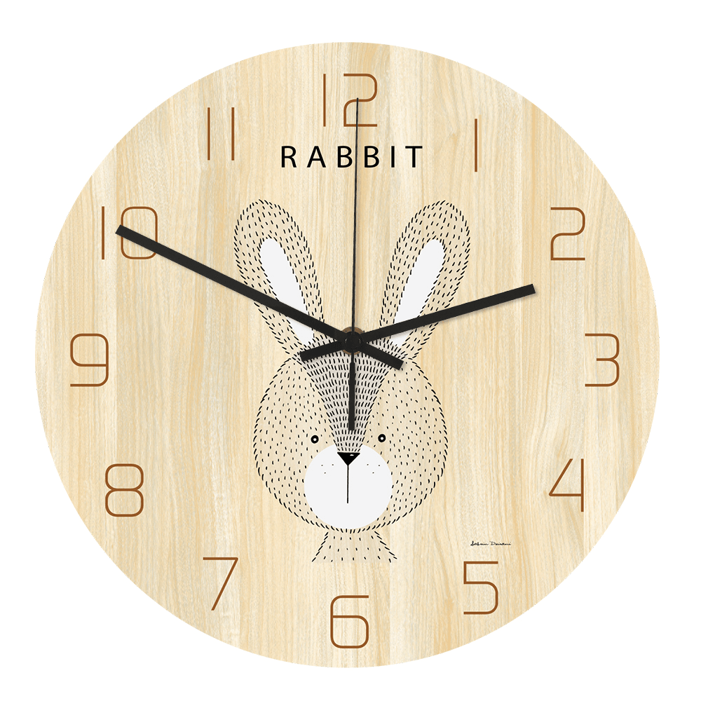 CC046 Creative Wall Clock Mute Wall Clock Cartoon Wall Clock for Home Office Decorations - MRSLM