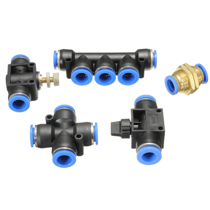 Pneumatic Connector Pneumatic Push in Fittings for Air/Water Hose and Tube All Sizes Available - MRSLM