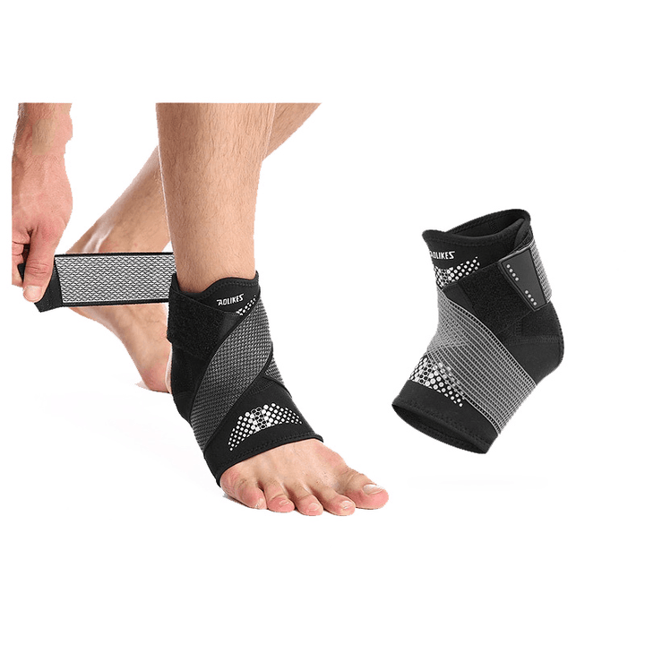 AOLIKES 1PC Comfortable Breathable Ankle Support Sports Running Ankle Guard Fitness Protection - MRSLM