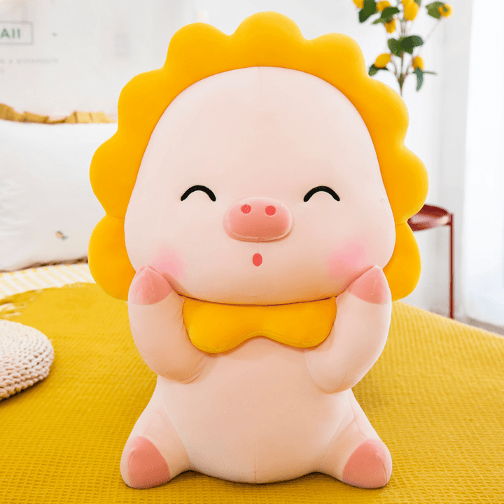 Sun Flower Pig Plush Plush Toys Girls Bed Sleeping Pillow Girls Heart Ragdoll - MRSLM