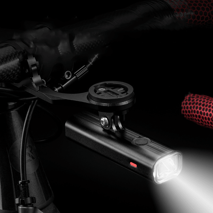 ROCKBROS 400LM Bike Front Light 3 Modes IPX3 Waterproof USB Charging Bicycle Night Riding Warning Light - MRSLM