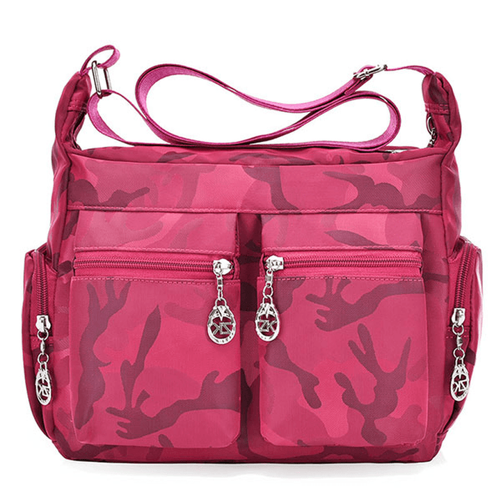 Women Nylon Waterproof Outdoor Crossbody Bag Shoulder Bag - MRSLM