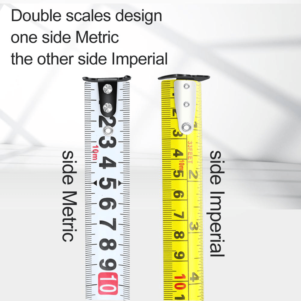 LAOA Roulette 3M/5M/7.5M/10M Japanese-Style Wrestling Double Scales Measuring Steel Tape - MRSLM