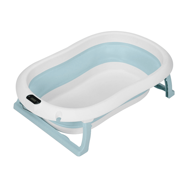 Folding Temperature-Sensing Baby Bathing Bathtub Household Thickening Large Environmentally Friendly Bath Tub - MRSLM