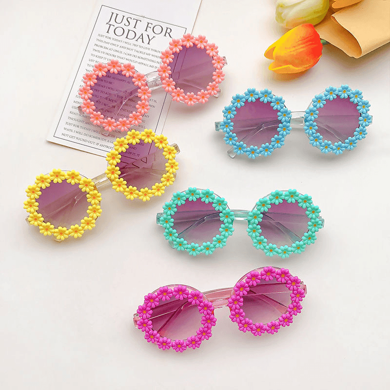 Cute Flower Children'S Sunglasses UV Protection - MRSLM