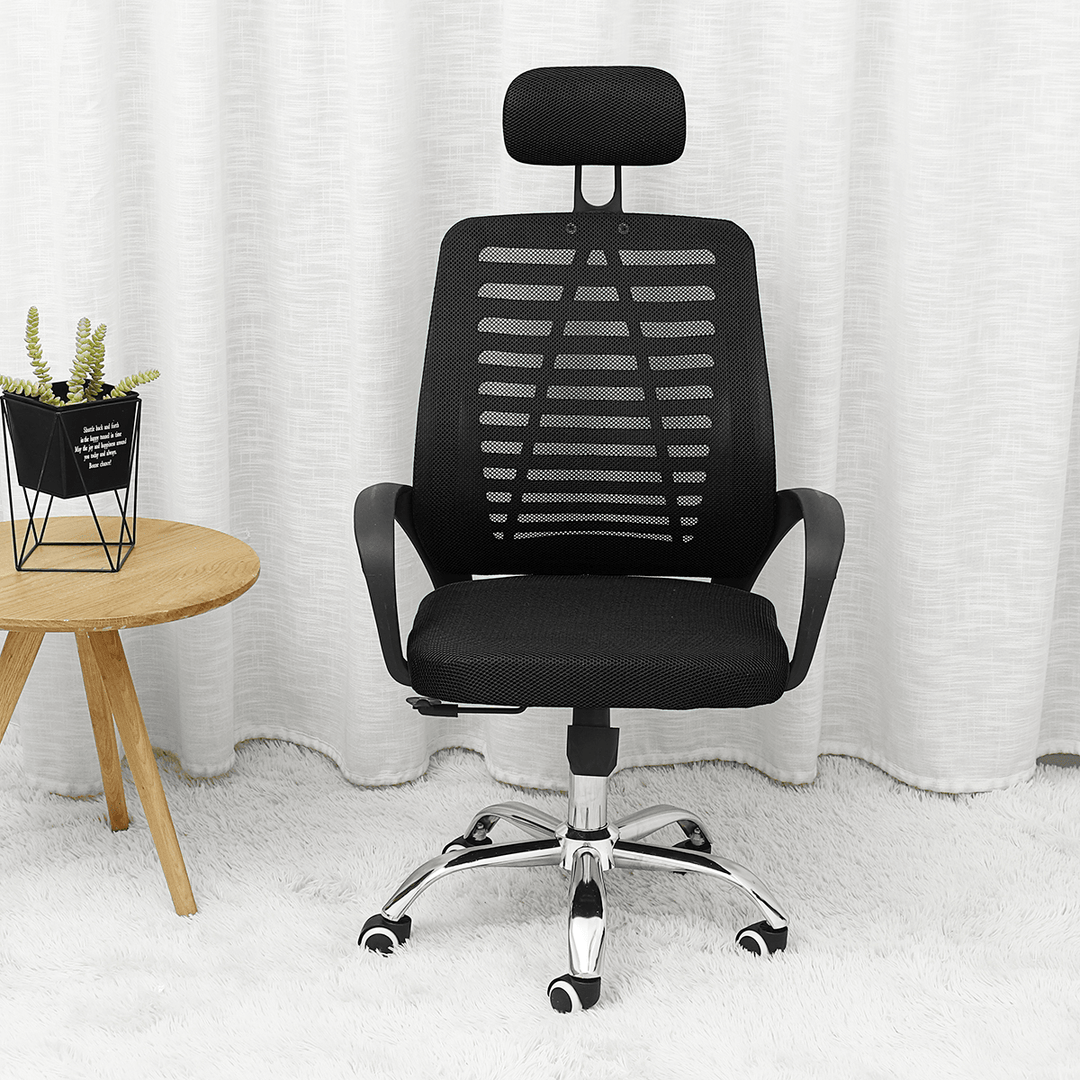 Ergonomic Office Chair with Rocking Funtion Sponge Cushion High-Back Comfortable Mesh for Home Office - MRSLM