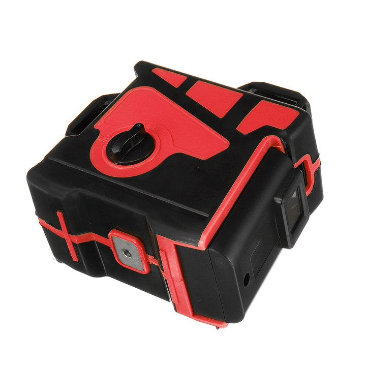 3D 12 Line Blue Light Laser Level LCD 360° Rotary Self Leveling Cross Measuring Tool - MRSLM