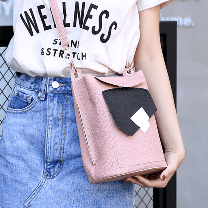 Women PU Leather Cute Phone Bag Trendy Mini Crossbody Shoulder Bag - MRSLM