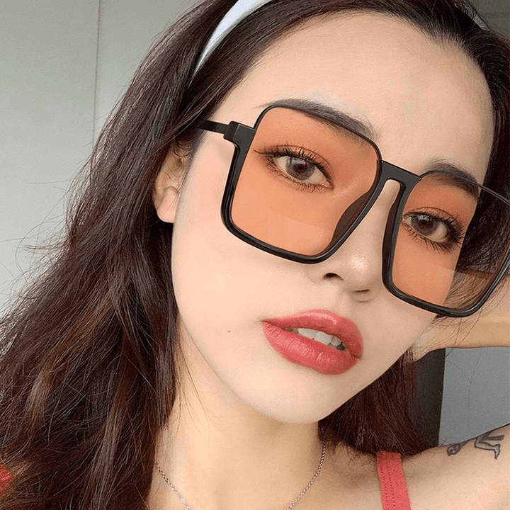 Retro Sunglasses Fashion Net Red Sunglasses Square Sunglasses - MRSLM