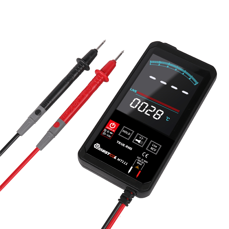 Mustool MT111 Touch Screen Digital Multimeter 6000 Counts Intelligent Scanning Digital Multimeter AC DC Measurement NCV True RMS Measurement - MRSLM