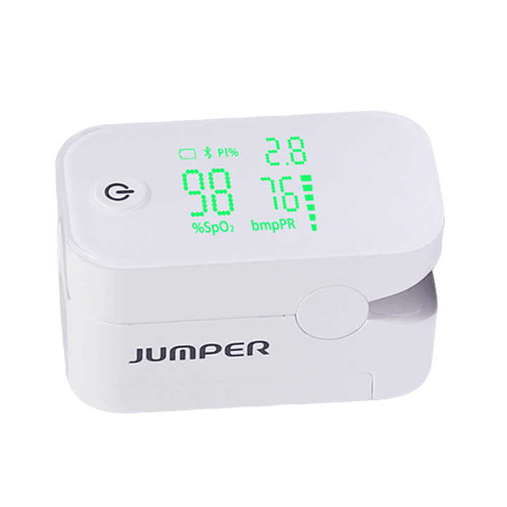 Wireless Bluetooth Finger Pulse Oximeter HD LED Display Fingertip Pulsioximetro Suit for Android Iso Phone APP - MRSLM