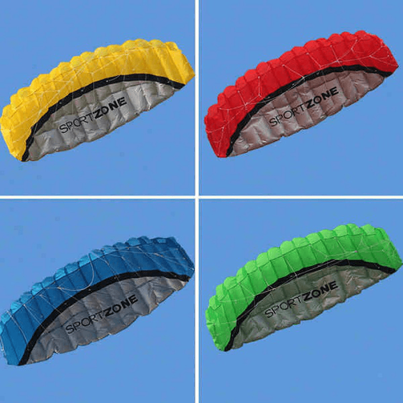 2.5M Huge Frameless Stunt Parafoil Flying Kite Dual Lines Control with 30M Line + 1 Line Board - MRSLM