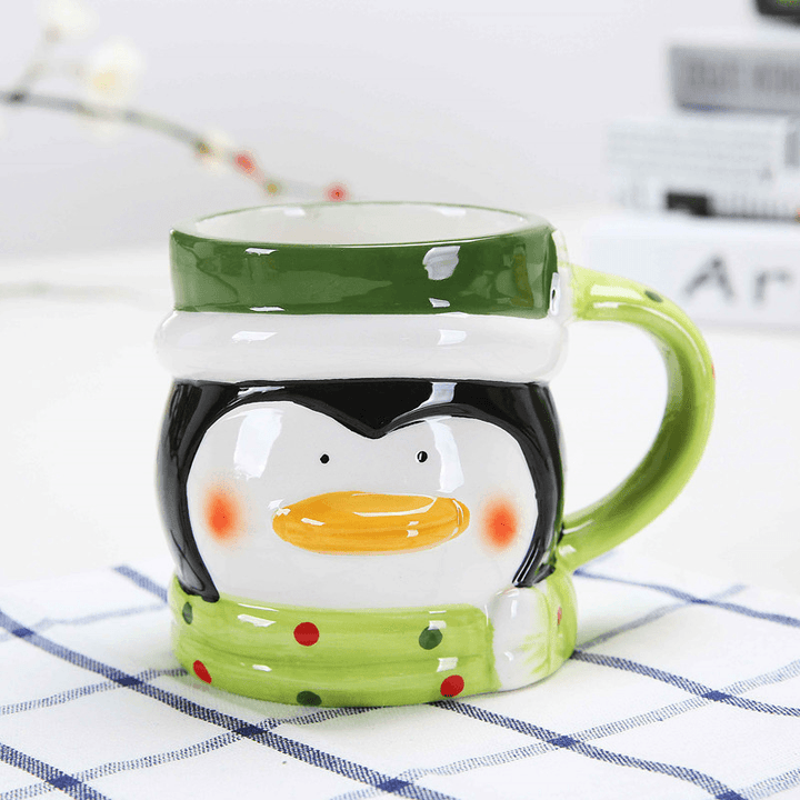 Creative Christmas Gift Ceramic Tea Mugs Water Container Cups and Mugs Top Grade Porcelain Coffee Cup Drinkware - MRSLM